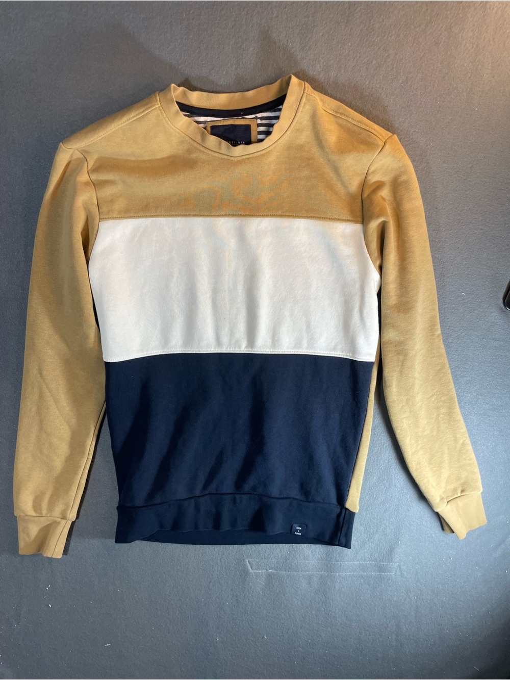 Denim & Flower Ricky Singh Colorblock Crewneck Sweatshirt